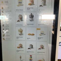 Mc Donald's - Menu