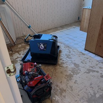 Wdm Restoration - Tile and mastic due to asbestos containing material - Damage Restoration Near Me