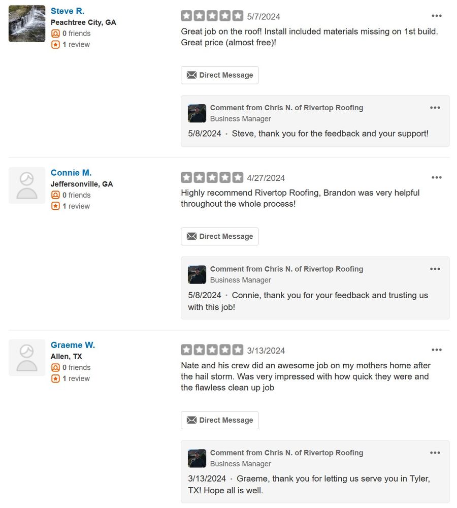 Slide of Rivertop Roofing