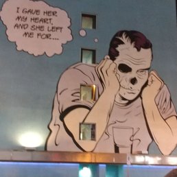 Mural on the side Mural on the side