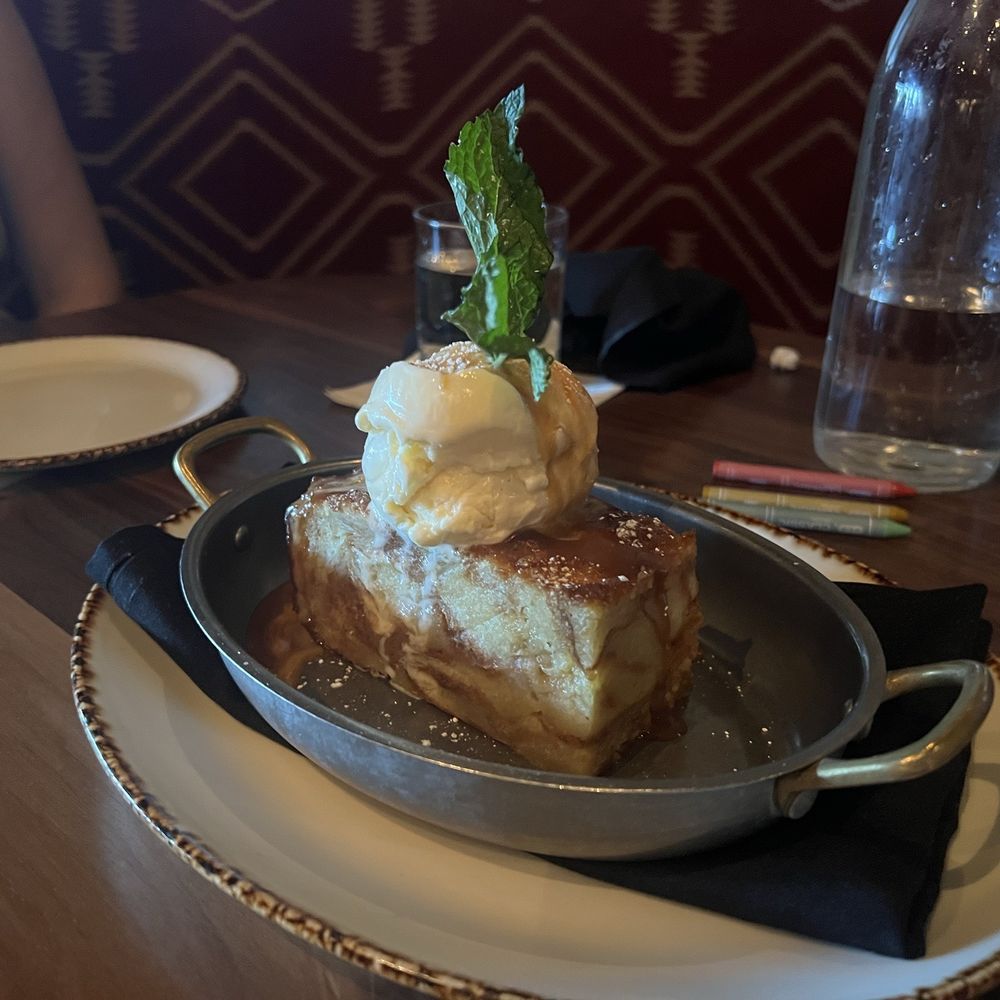Haywire - Bread pudding - New American Near Me - Houston, Texas Haywire - Bread pudding - New American Near Me - Houston, Texas