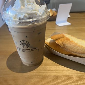 Trung Nguyen Legend - Coconut Coffee with free butter crostini - Coffee & Tea Near Me - San Jose, California Trung Nguyen Legend - Coconut Coffee with free butter crostini - Coffee & Tea Near Me - San Jose, California