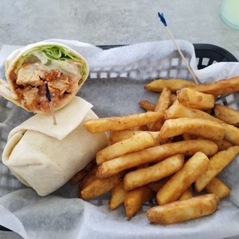 Happy Days Drive Inn - Happy Days buffalo chicken wrap and fries. - Ice Cream & Frozen Yogurt Near Me - Cato, New York Happy Days Drive Inn - Happy Days buffalo chicken wrap and fries. - Ice Cream & Frozen Yogurt Near Me - Cato, New York