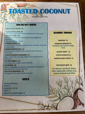 Menu photo 5 Toasted Coconut at 24 North Hotel Key West, FL Menu photo 5 Toasted Coconut at 24 North Hotel Key West, FL