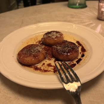 Casamara - Potato mozzarella dumplings with balsamic glaze - so good! - Mediterranean Near Me - Washington, DC, District of Columbia