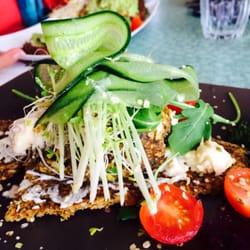Nettle Raw Cafe - Raw Burger - so good!