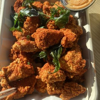 Bopomofo Cafe - Spicy popcorn chicken - Sandwiches Near Me - San Diego, California