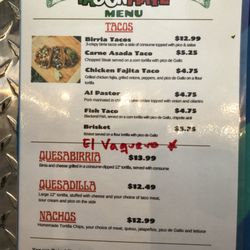 TaConMaye - Dec 2023 menu
