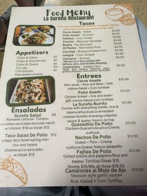 Menu photo 3 La Sureña Mexican Store Fernandina Beach, FL Menu photo 3 La Sureña Mexican Store Fernandina Beach, FL
