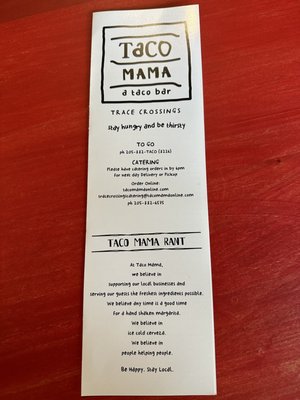 Menu photo 2 Taco Mama - Trace Crossings Hoover, AL Menu photo 2 Taco Mama - Trace Crossings Hoover, AL