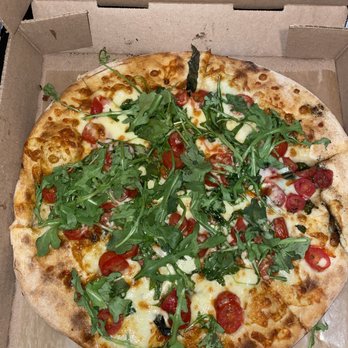 Spoonwood Brewing - Build your own white pie (add cherry tomatoes and arugula) - Pizza Near Me - Pittsburgh, Pennsylvania Spoonwood Brewing - Build your own white pie (add cherry tomatoes and arugula) - Pizza Near Me - Pittsburgh, Pennsylvania