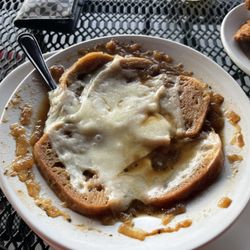 Asbury's Restaurant at the Seneca Caverns - French onion soup