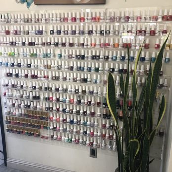 Trending Nails Spa - One of the three displays of colors to choose from. - Waxing Near Me - San Jose, California