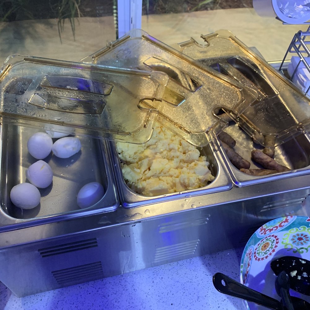 Eggs and sausage