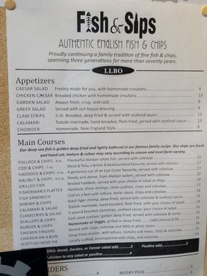 Menu photo 7 Fish and Sips Collingwood, ON