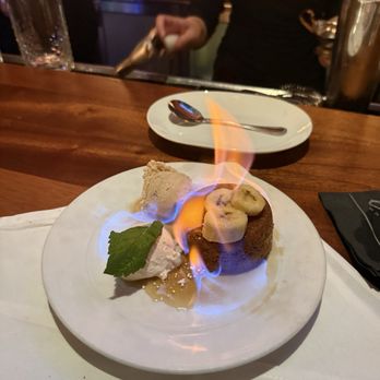 Eddie V's Prime Seafood - Bananas Foster Butter Cake - Seafood Near Me - San Antonio, Texas Eddie V's Prime Seafood - Bananas Foster Butter Cake - Seafood Near Me - San Antonio, Texas
