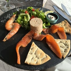 le Parc Aux Huîtres - Duo de saumon avec rillettes