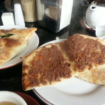 Zaatar - Lahm b'ajeen (spiced lamb pie) - Middle Eastern Near Me - Coburg, VIC