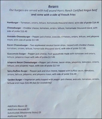 Menu photo 6 Two Rivers Cafe Downieville, CA Menu photo 6 Two Rivers Cafe Downieville, CA