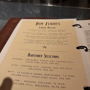 The Bamboo Room at Three Dots and a Dash - Bartender Selection - Rum flight - September 2025 - Tiki Bars Near Me - Chicago, Illinois The Bamboo Room at Three Dots and a Dash - Bartender Selection - Rum flight - September 2025 - Tiki Bars Near Me - Chicago, Illinois