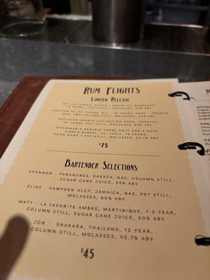 Menu photo 1 The Bamboo Room at Three Dots and a Dash Chicago, IL Menu photo 1 The Bamboo Room at Three Dots and a Dash Chicago, IL
