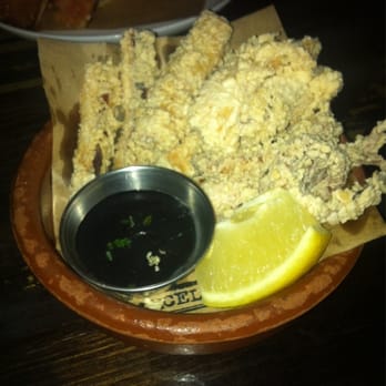 Barceloneta - Calamari w/ Ink Sauce - Spanish Near Me - Miami Beach, Florida Barceloneta - Calamari w/ Ink Sauce - Spanish Near Me - Miami Beach, Florida