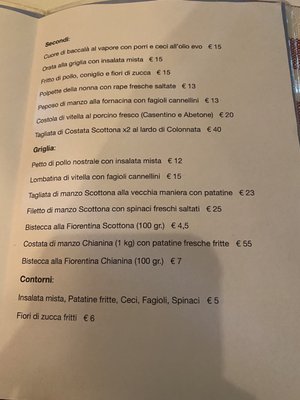 Menu photo 1 Trattoria Cesarino Florence, FI Menu photo 1 Trattoria Cesarino Florence, FI