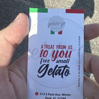 Gelato-go Orlando - Could not use waste of time do not go here - Gelato Near Me - Winter Park, Florida Gelato-go Orlando - Could not use waste of time do not go here - Gelato Near Me - Winter Park, Florida