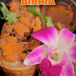 Gourmet Egg Rolls - Authentic Gourmet Birria Featuring Habanero Cheese, Adobo Aioli, And Our Ono Beef Birria Consomé Dipping Sauce!