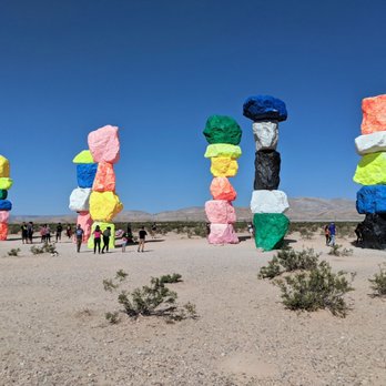 Seven Magic Mountains - Public Art Near Me - Las Vegas, Nevada