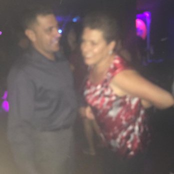 Hully Gully - My mom celebrating her birthday on the dance floor with her husband. - Dance Clubs Near Me - Bellflower, California