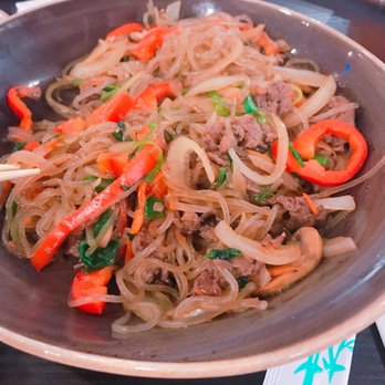 Bonchon Convoy - Close up of the japchae. SO flavorful! - Chicken Wings Near Me - San Diego, California