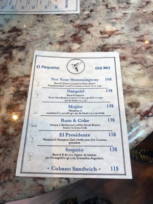 Menu photo 8 El Pequeño Bar Montreal, QC