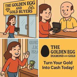 The Golden Egg Diamond & Gold Buyer - We buy gold and diamonds pay cash on the spot fast and easy