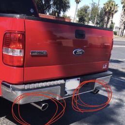 New muffler and tail pipes and tips