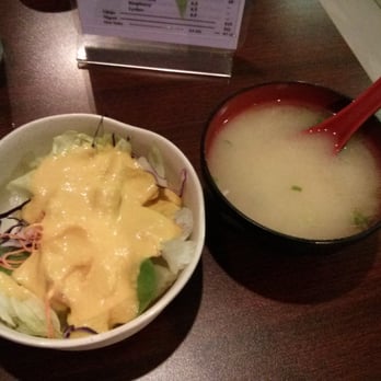 Wasabi - Salad and miso soup - Japanese Near Me - Jacksonville, North Carolina Wasabi - Salad and miso soup - Japanese Near Me - Jacksonville, North Carolina