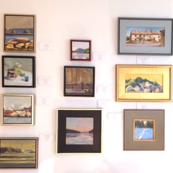 Alpers Fine Art - One small section of wall in our annual holiday-season exhibit, (Largely) Small Works.