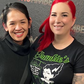 Ms Amber Red Permanent Makeup - Fresh eyeliner done on a fellow artist - Permanent Makeup Near Me - Henderson, Nevada