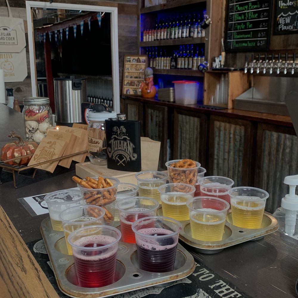 Julian Hard Cider - Cider flight 1 & 2 - Beer, Wine & Spirits Near Me - Julian, California