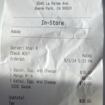 Gudetama Cafe - The Damage. - Cafes Near Me - Buena Park, California