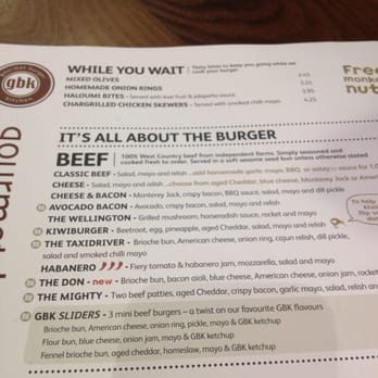 Gourmet Burger Kitchen - Close up of beef burgers - Burgers Near Me - London, XGL Gourmet Burger Kitchen - Close up of beef burgers - Burgers Near Me - London, XGL