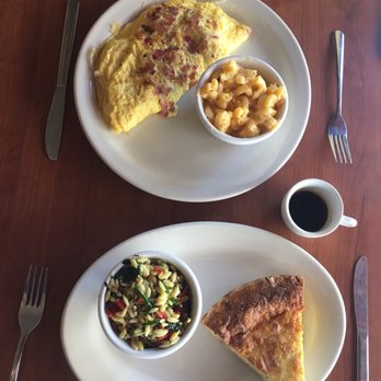 Cafe des Amis - Bacon and Brie Omlete, Bacon and Swiss Quiches, Spinach and Orzo side - Breakfast & Brunch Near Me - Sewickley, Pennsylvania Cafe des Amis - Bacon and Brie Omlete, Bacon and Swiss Quiches, Spinach and Orzo side - Breakfast & Brunch Near Me - Sewickley, Pennsylvania