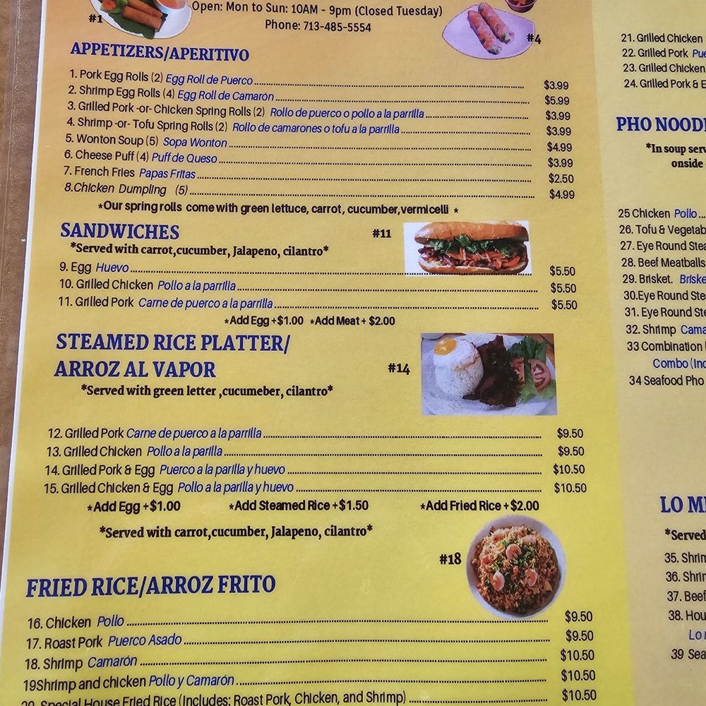 Tex Pho - Vietnamese Near Me - Houston, Texas Tex Pho - Vietnamese Near Me - Houston, Texas