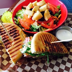 Miller Creek Cafe - Catalina toasty with house salad.