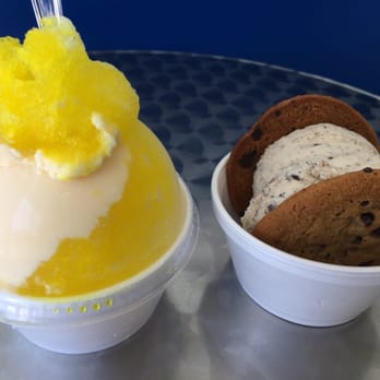 Below Zero Shaved Ice - That's a SMALL combo ice and a cookie sandwich. Amazing! - Ice Cream & Frozen Yogurt Near Me - Upland, California Below Zero Shaved Ice - That's a SMALL combo ice and a cookie sandwich. Amazing! - Ice Cream & Frozen Yogurt Near Me - Upland, California