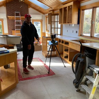 All Granite & Marble - Wendell measuring for new Quartz tops - Kitchen & Bath Near Me - Charlton, Massachusetts All Granite & Marble - Wendell measuring for new Quartz tops - Kitchen & Bath Near Me - Charlton, Massachusetts