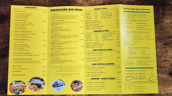 Menu photo 1 Izumi Sushi St. Catharines, ON