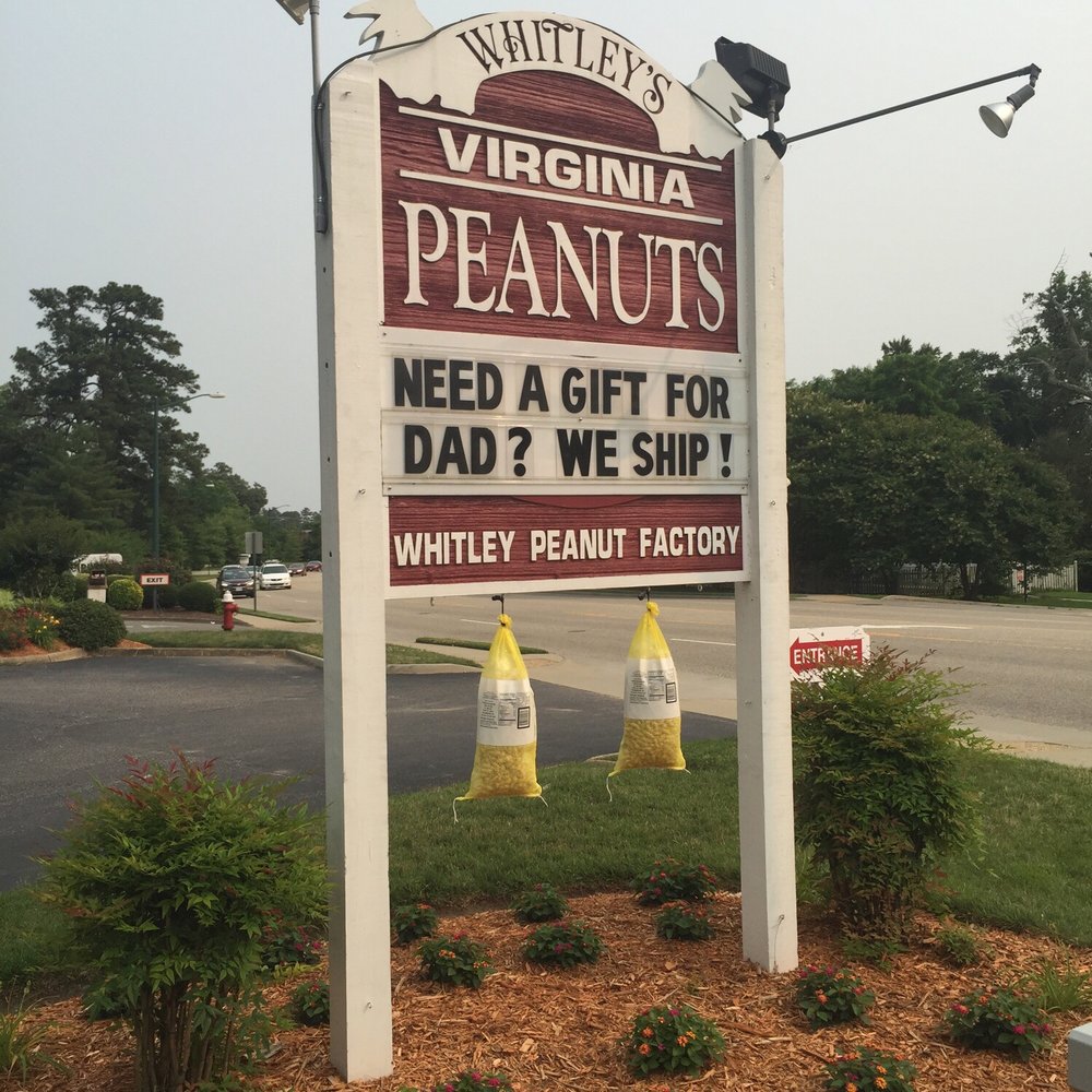 Whitley's Peanut Factory - Specialty Food Near Me - Williamsburg, Virginia Whitley's Peanut Factory - Specialty Food Near Me - Williamsburg, Virginia
