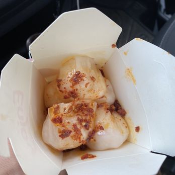 China Chef - Shrimp dumplings with chili oil on them - Dim Sum Near Me - Secaucus, New Jersey China Chef - Shrimp dumplings with chili oil on them - Dim Sum Near Me - Secaucus, New Jersey