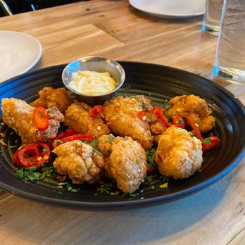 Oak Wood Fire Kitchen - Fried cauliflower. - Pizza Near Me - Draper, Utah Oak Wood Fire Kitchen - Fried cauliflower. - Pizza Near Me - Draper, Utah